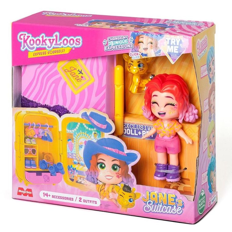KookyLoos, Jane's Suitcase, zestaw z figurką