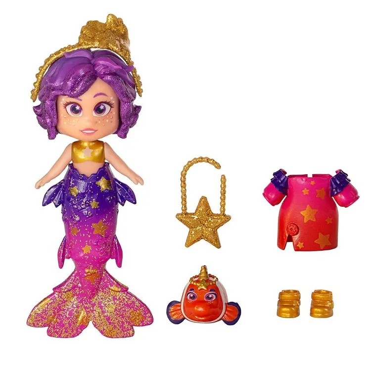 KookyLoos, Mermaids, Star, zestaw z figurką w torebce