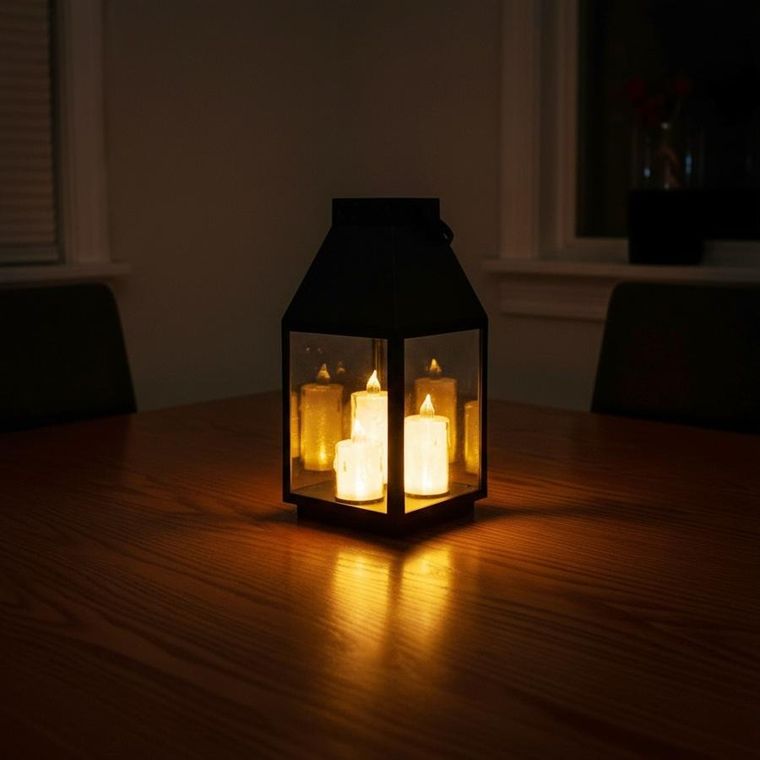 Koopman, latarnia dekoracyjna z 3 świeczkami