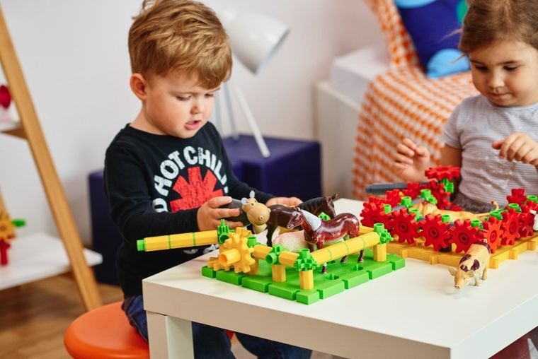 Korbo, Basic, klocki konstrukcyjne, 180 elementów