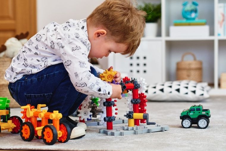 Korbo, Car Service, klocki konstrukcyjne, 119 elementów