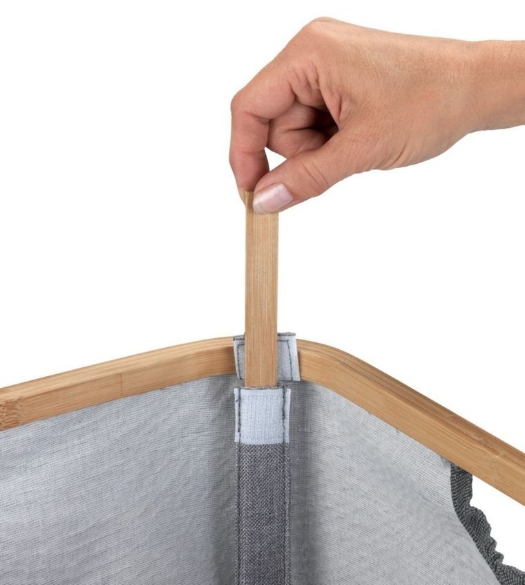 Kosz do przechowywania Bahari Bamboo, z uchwytami