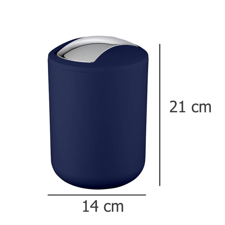 Kosz na śmieci, Brasil, granatowy, 2 l