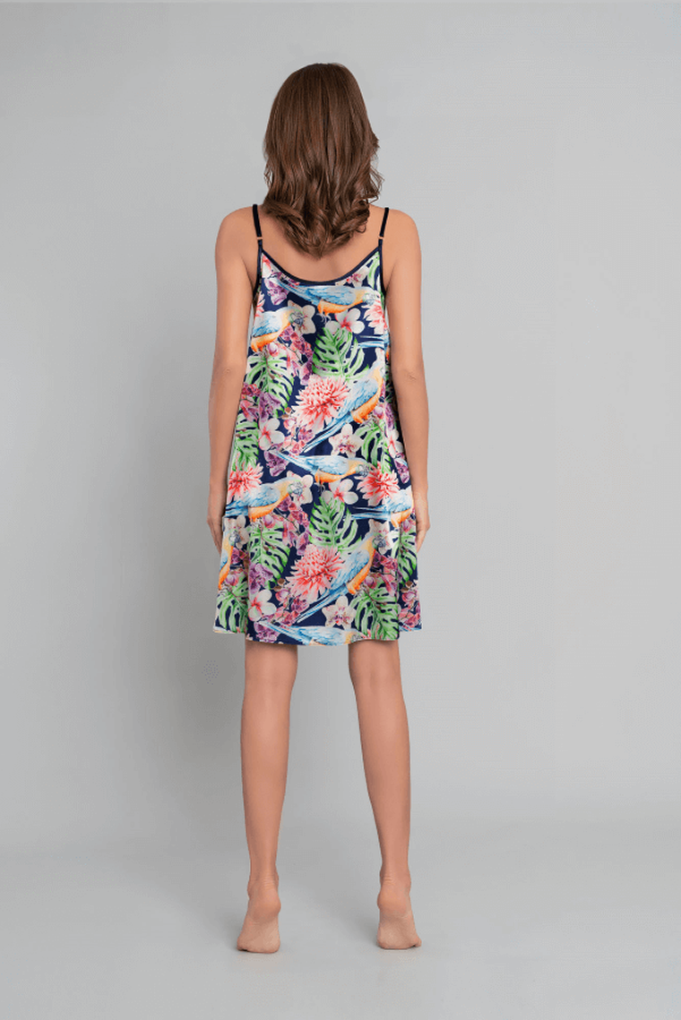 Koszula nocna damska na ramiączka, mix, Pilinezja, Italian Fashion