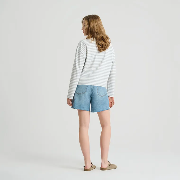 Koszulka z długim rękawem o kroju loose NOWEAR