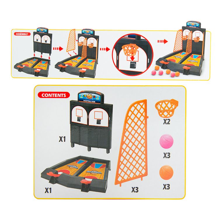 Koszykówka stołowa, gra zręcznościowa