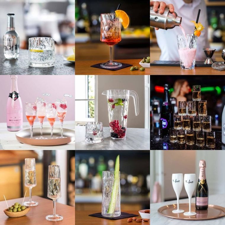 Koziol, kieliszek, Club No.7, transparentny