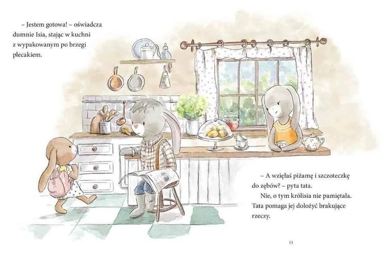 Królisia Isia tęskni za rodzicami