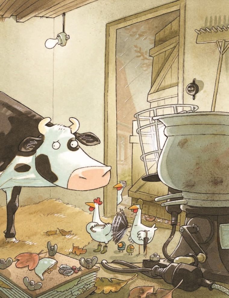 Krowa Matylda jest chora