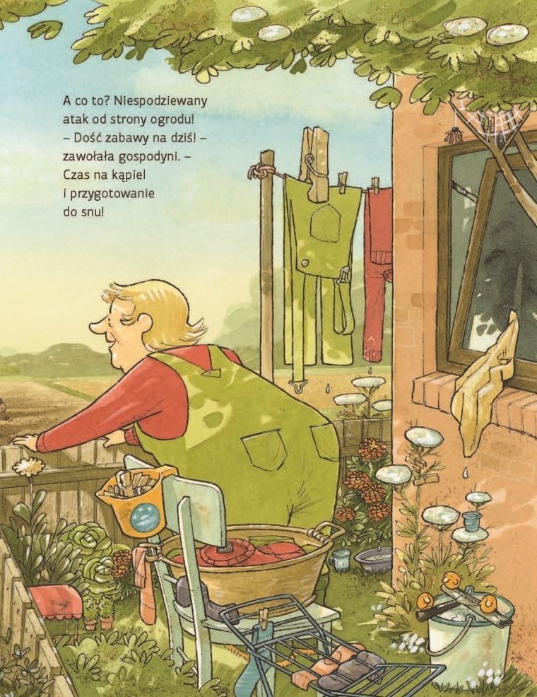 Krowa Matylda nie chce się kąpać