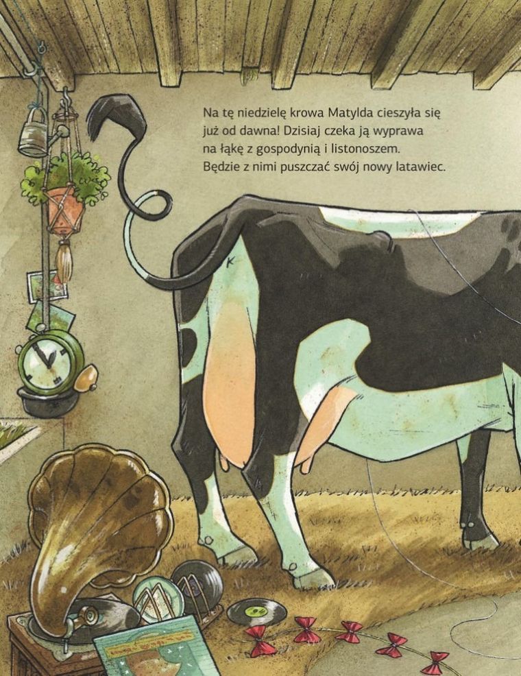 Krowa Matylda się nudzi