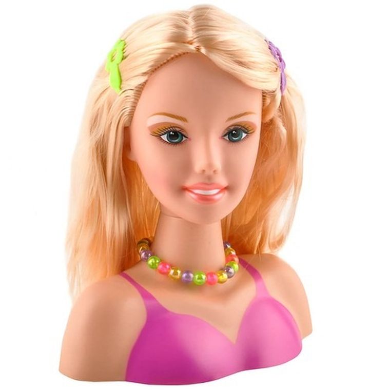 Kruzzel, głowa do stylizacji z akcesoriami