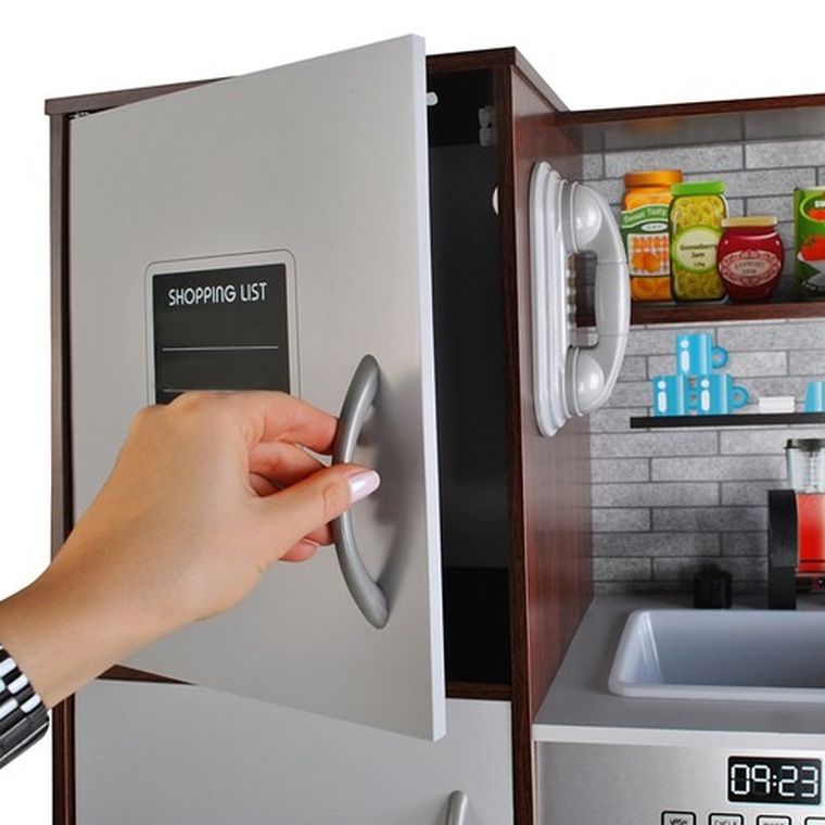 Kruzzel, kuchnia drewniana, ciemny brąz