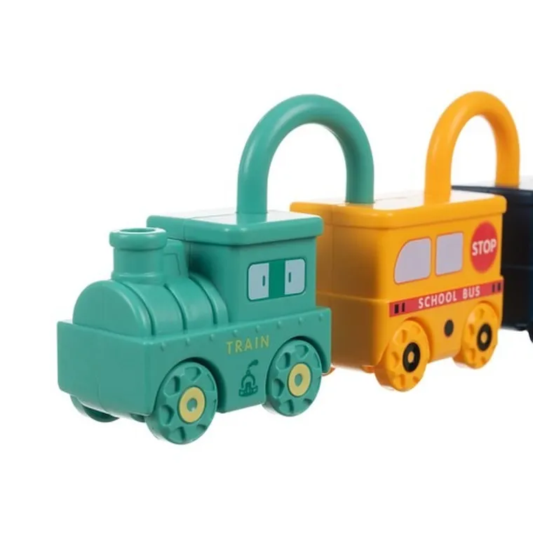 Kruzzel, samochodzik, układanka edukacyjna, 6 szt.