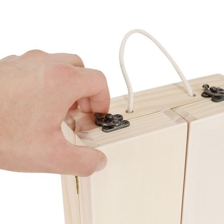 Kruzzel, skrzynka z zestawem narzędzi drewnianych