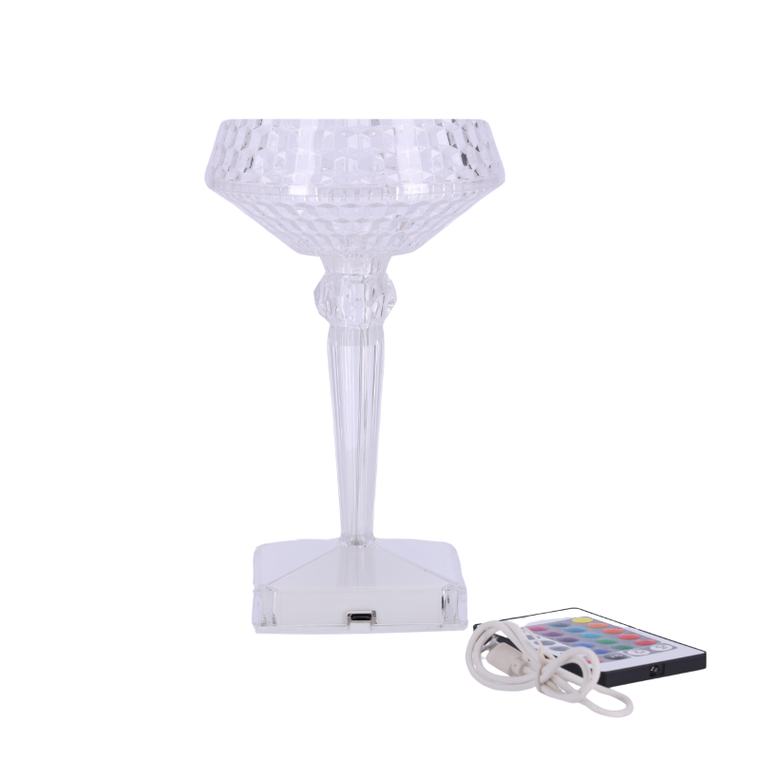 Kryształowa lampa LED, 25 cm