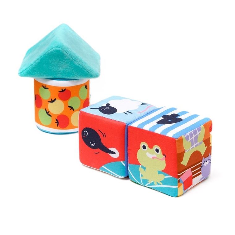 K's Kids, miękkie klocki edukacyjne, 14 elementów