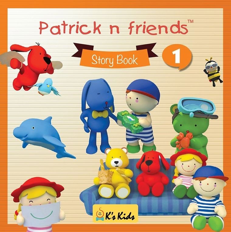 K's Kids, pudełko z książeczkami Patryka, kostka edukacyjna