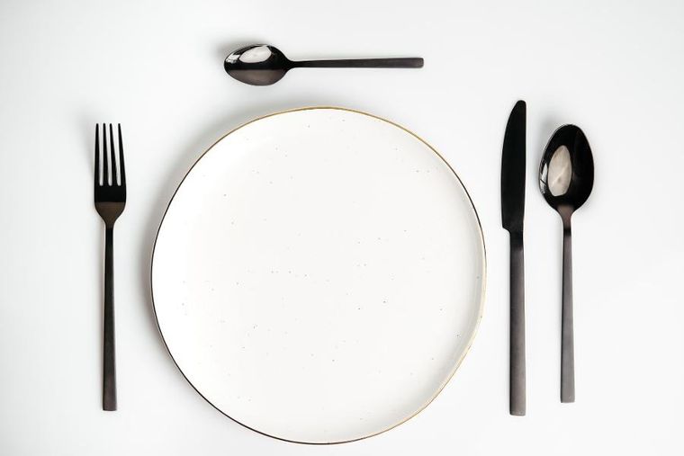 Kulig, Piano, komplet widelczyków do ciasta, Black, 6 szt.