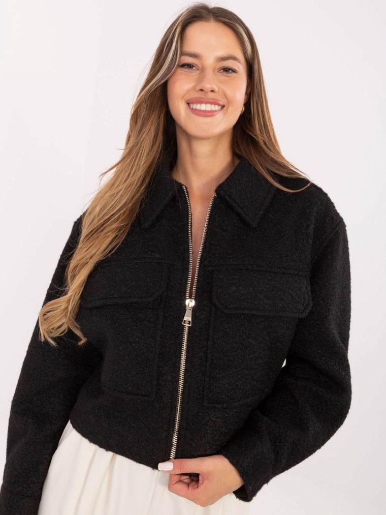 Kurtka damska, czarna, Sublevel