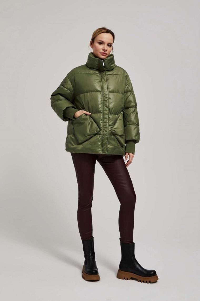 Kurtka damska, khaki, Moodo