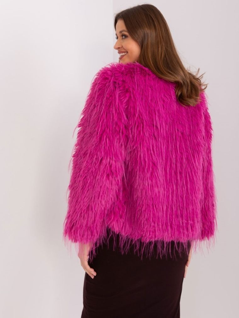 Kurtka damska, różowa, Italy Moda