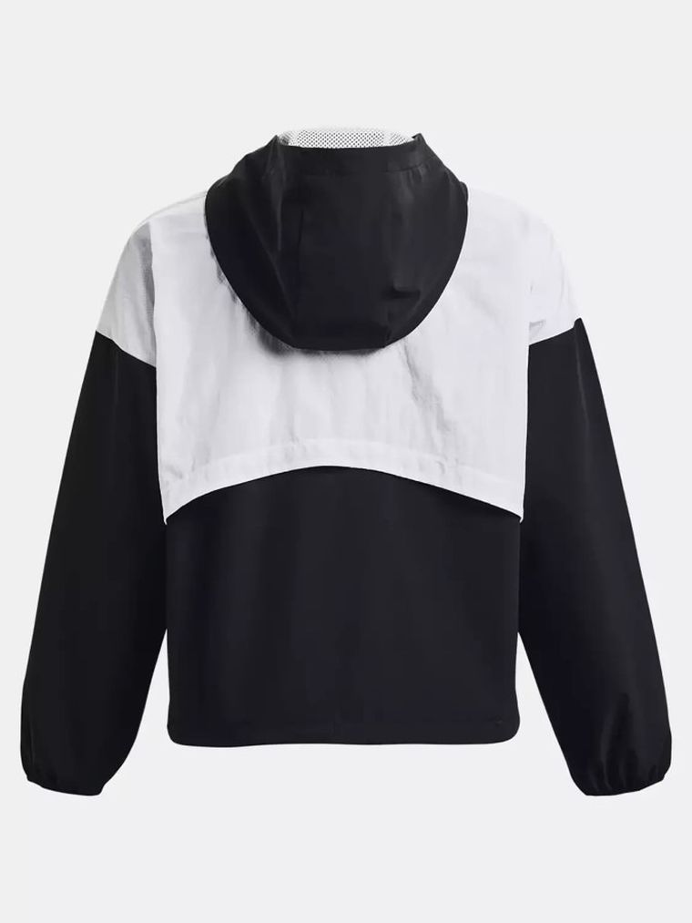 Kurtka damska z kapturem, czarno-biała, Under Armour