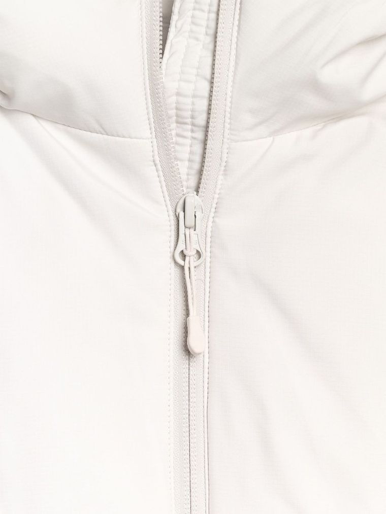 Kurtka damska z kapturem, ocieplana, szara, 4F