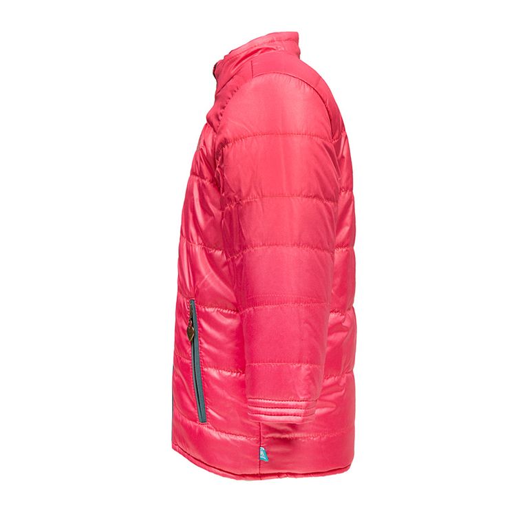 Kurtka dziewczęca jesienna dwustronna, zielona, różowa, Lief