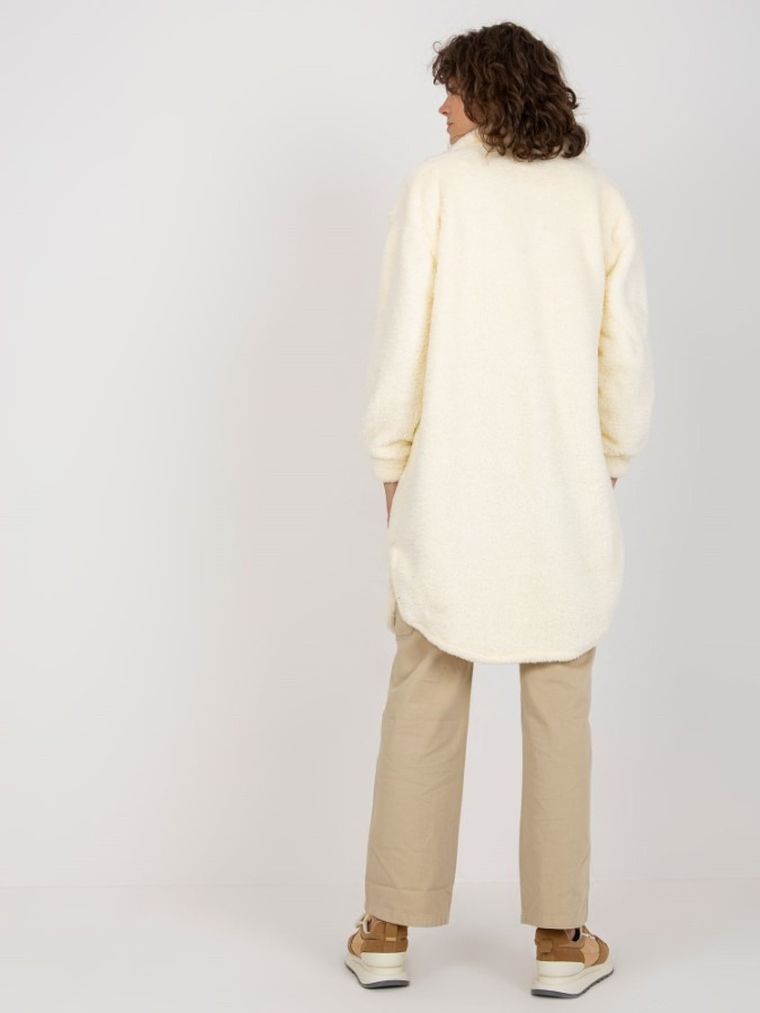 Kurtka koszulowa damska, ecru, Rue Paris