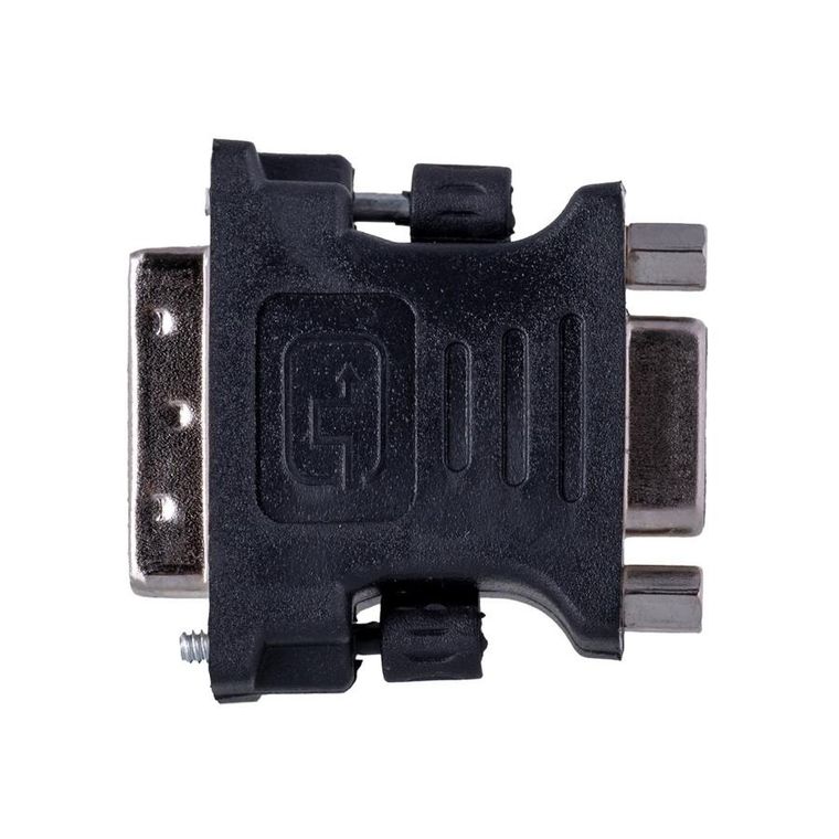 Lanberg, adapter, AD-0012-BK, DVI-I, Dual link M - D-Sub, VGA F, czarny