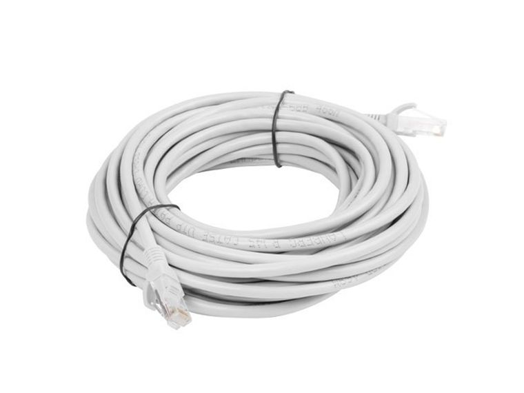 Lanberg, patchcord, UTP, PCU5-10CC-1000-S, RJ45 - RJ45, 10m, UTP, kat. 5e, szary