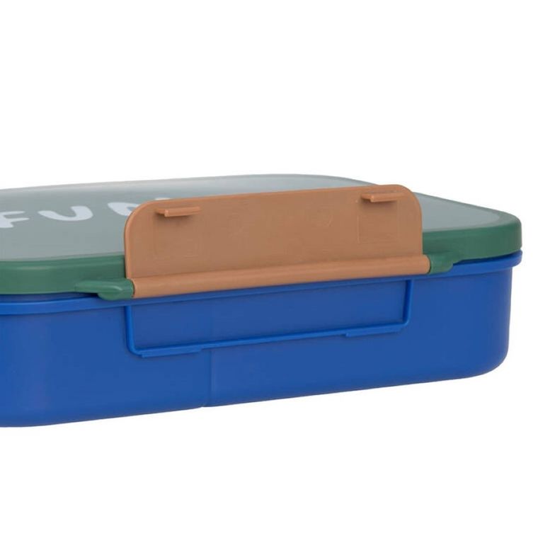 Lassig, Bento, Little Gang Rainbow, lunchbox z przegródkami, green