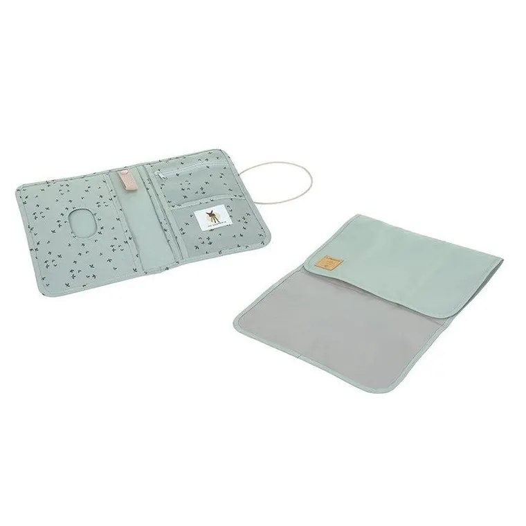 Lassig, Casual Label, etui-organizer na akcesoria do przewijania, Floral mint