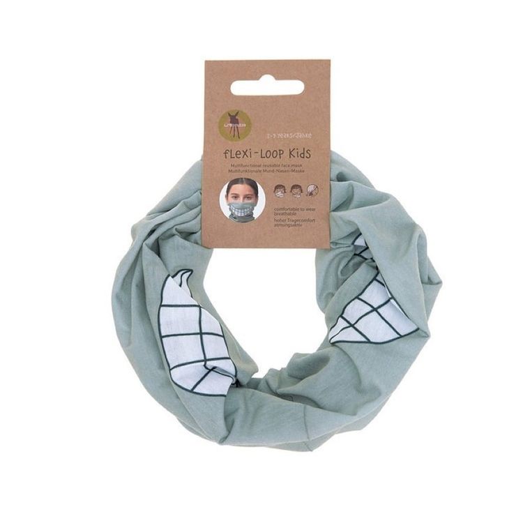 Lassig, Flexi Loop Smile, wielofunkcyjna chusta, grey