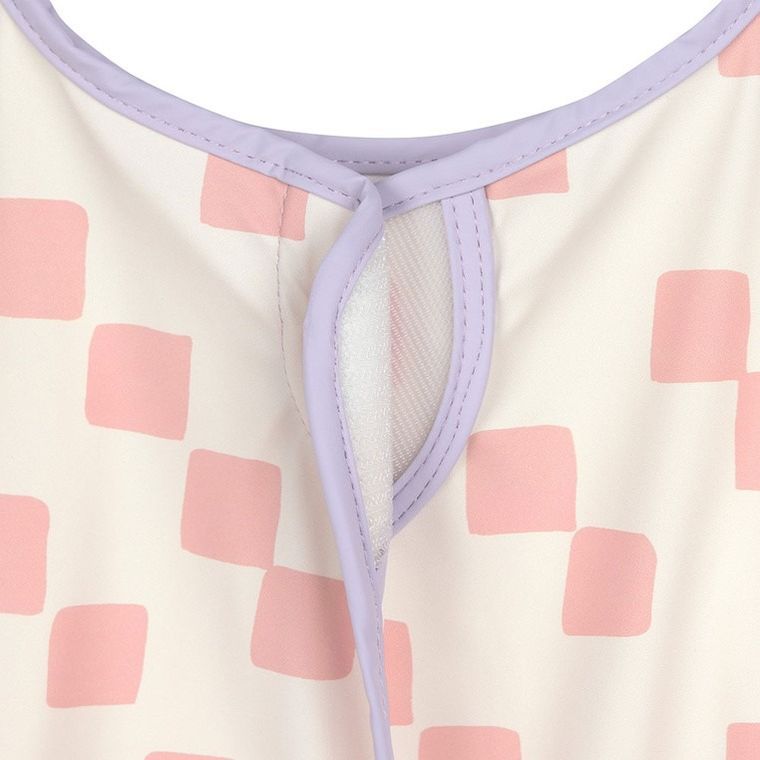 Lassig, Happy Fruits, fartuch z długim rękawem, wodoodporny, peach