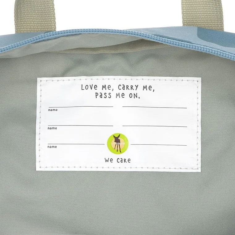 Lassig, Pattern Party, plecak dla przedszkolaka, Blue