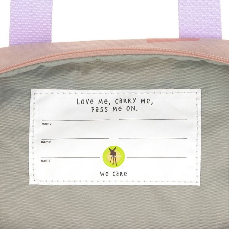 Lassig, Pattern Party, plecak dla przedszkolaka, Rose