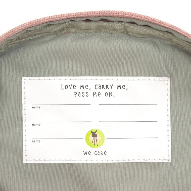 Lassig, Pattern Party, plecak dla przedszkolaka, Rose