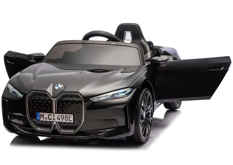 Lean Cars, BMW I4, pojazd na akumulator 4-4, JE1009, czarny