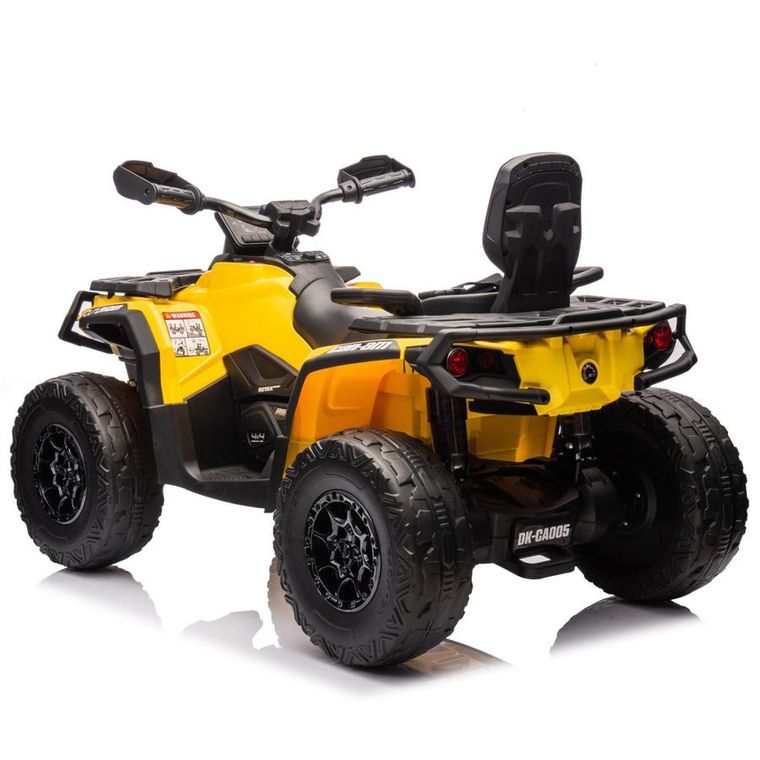 Lean Cars, Can-Am Outlander 4-4, quad, pojazd na akumulator, żółty, DK-CA005