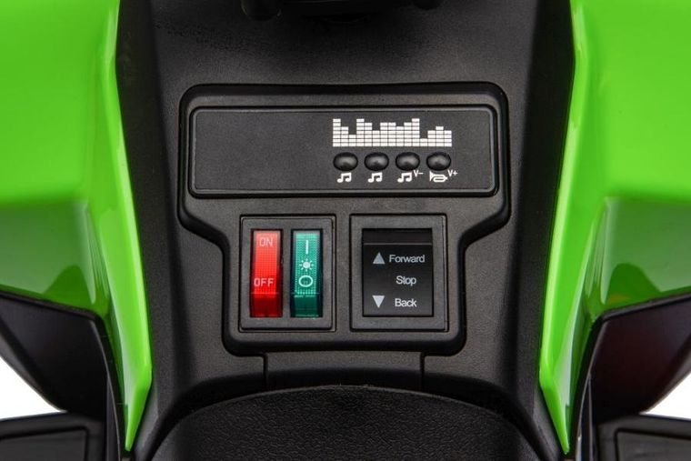 Lean Cars, GTS1155, quad na akumulator, zielony