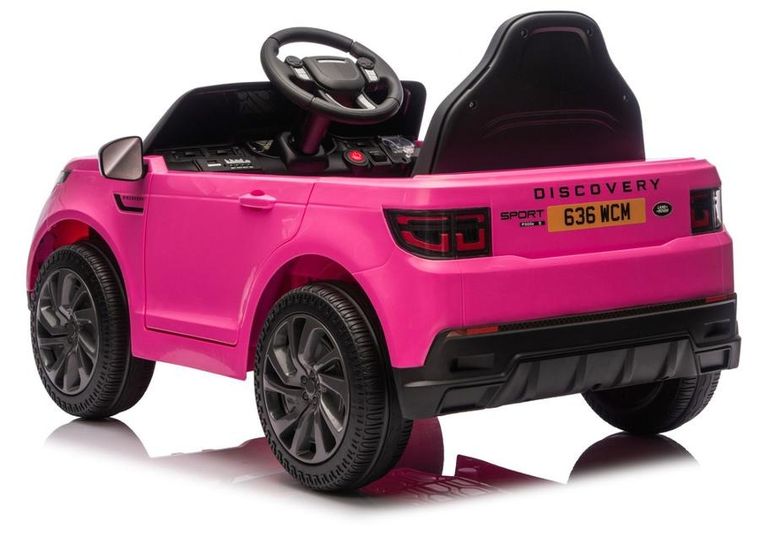 Lean Cars, Land Rover Discovery, pojazd na akumulator, DLS-K06, różowy