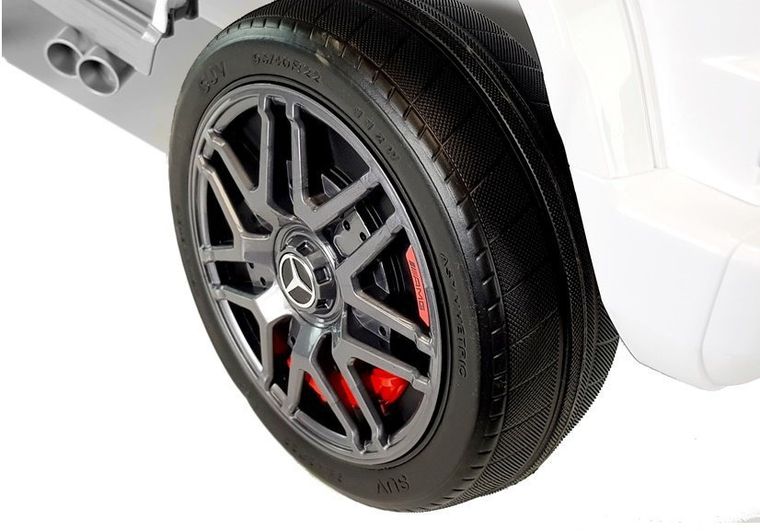 Lean Cars, Mercedes-Benz G63, pojazd na akumulator, biały BBH-0003