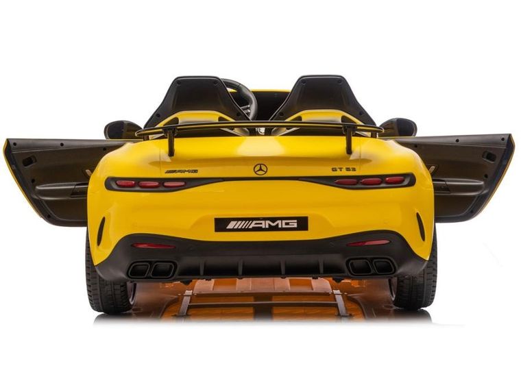 Lean Cars, Mercedes GT63 AMG, pojazd na akumulator, DK-GT63 24V LCD, żółty