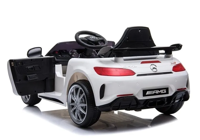 Lean Cars, Mercedes GTR, pojazd na akumulator, biały