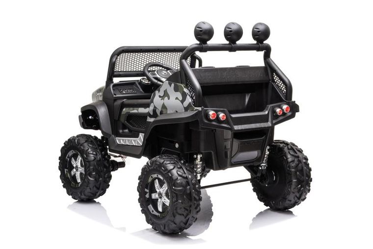 Lean Cars, Mercedes Unimog S, pojazd na akumulator, moro lakierowany