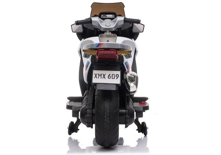 Lean Cars, motor, pojazd na akumulator, XMX609, biały