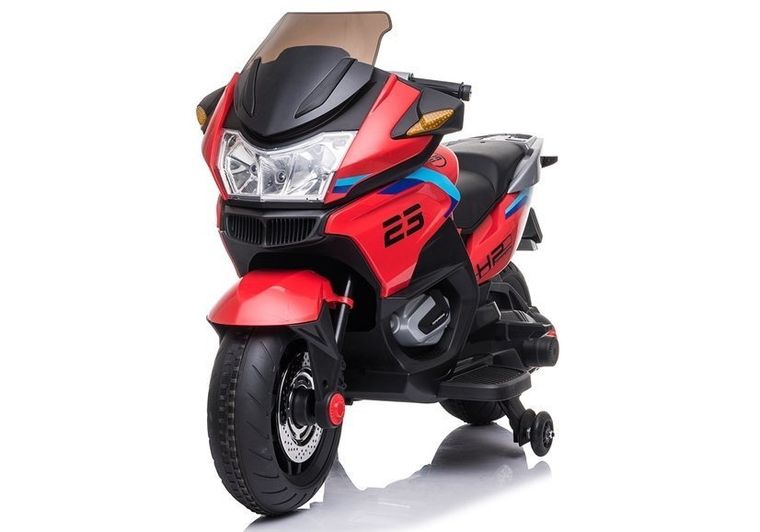 Lean Cars, motor, pojazd na akumulator, XMX609, czerwony