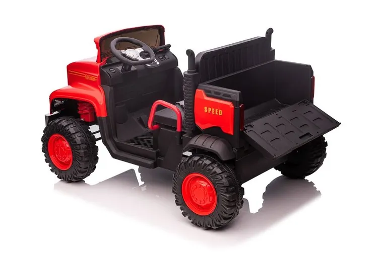 Lean Cars, pojazd na akumulator, JC222, czerwony